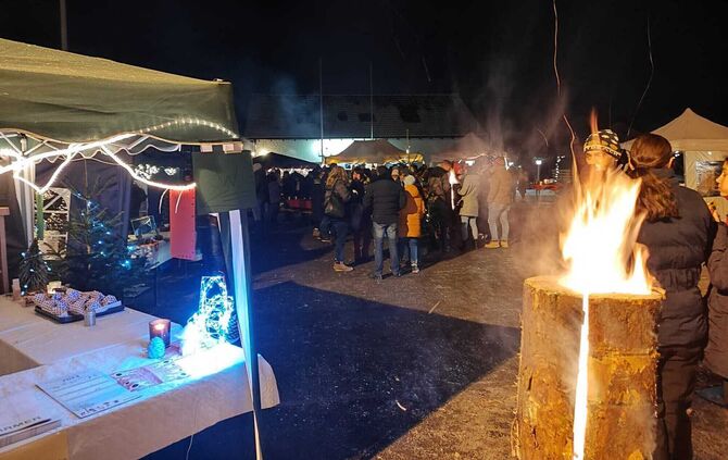 Weihnachtsmarkt auf dem Gänswasen Plüderhausen