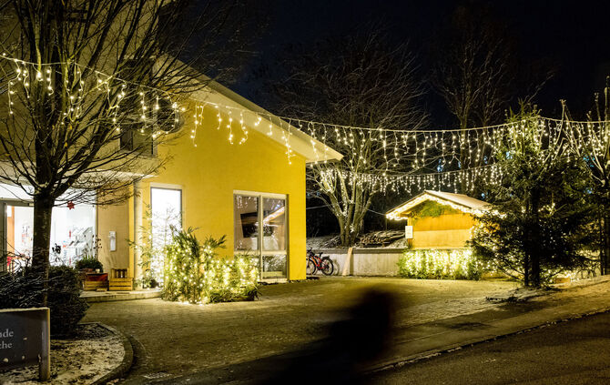 Weihnachtsgarten der Matthäus-Gemeinde Schwaikheim, 02.12.2023.