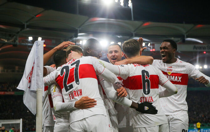 Fußball DFB-Pokal VfB Stuttgart vs. Borussia Dortmund