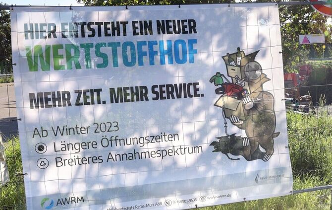 BaustelleWertstoffhof