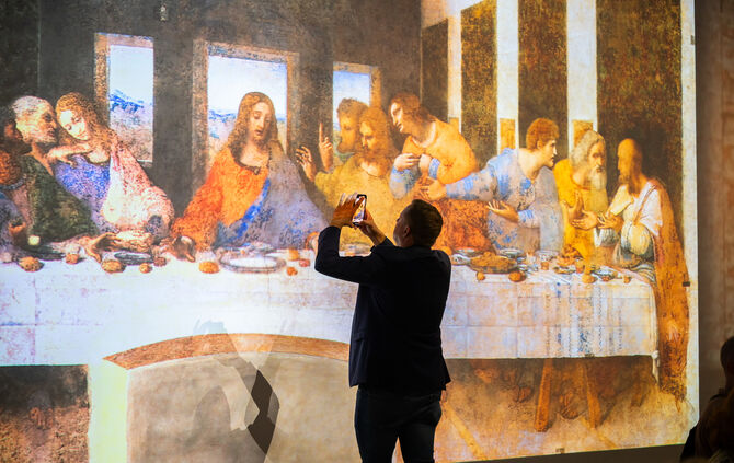 Das letzte Abendmahl Da Vinci