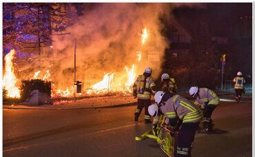 Die Feuerwehr Fellbach war in den Stunden vor Silvester bei zehn Einsätzen.