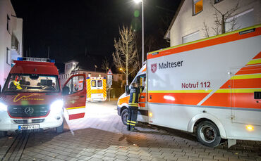Einsätze der Feuerwehr in der Silvesternacht, 01.01.2024.