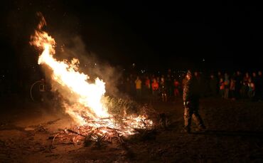 Christbaumfeuer