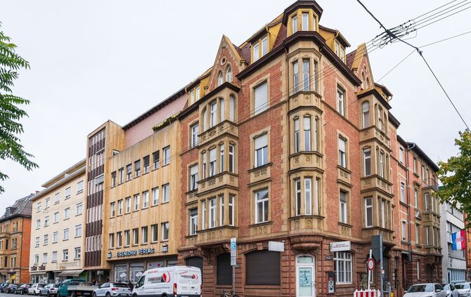 Die Frauenpension Wilhelmstraße von außen.