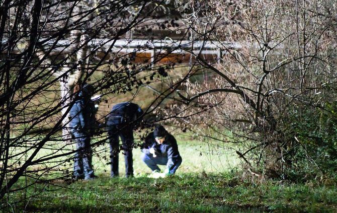 Fund von Leichenteilen, Kanalstr., Remshalden-Grunbach, 03.01.2020.