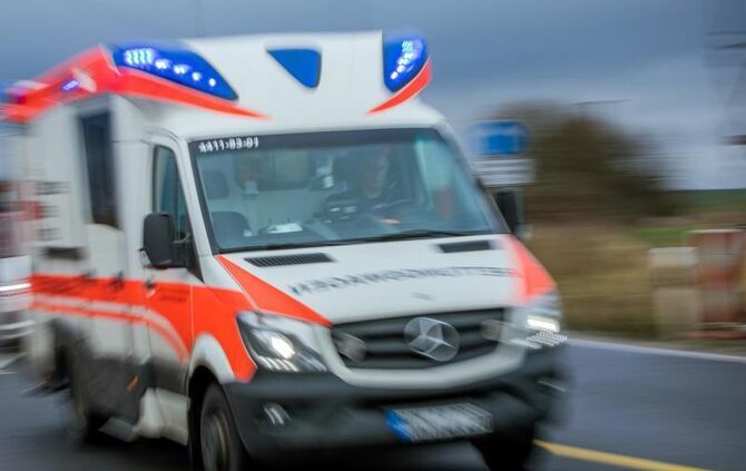 Rettungswagen im Einsatz