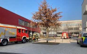 Feuerwehr-Einsatz am Georg-Büchner-Gymnasium in Winnenden.