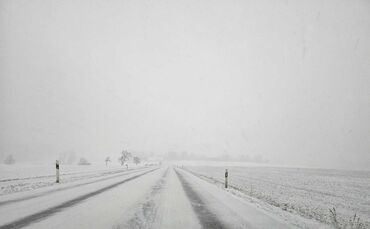 In Welzheim hat es bereits am Montag (15.01.) geschneit.