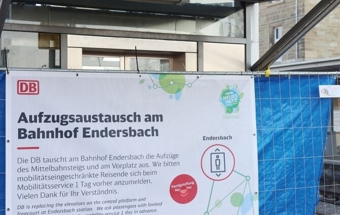 Aufzug Endersbach