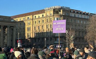 Demo AfD Stuttgart Demonstration Protest