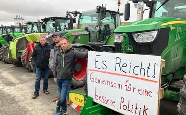 Bauerndemo in Ilshofen