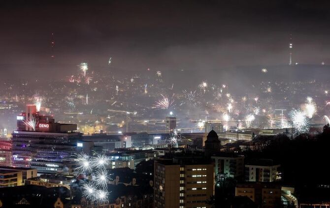 Silvester in Stuttgart