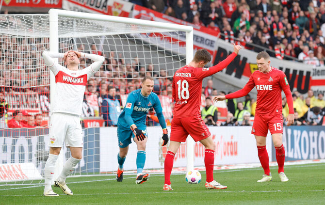 Fußball Bundesliga VfB Stuttgart vs. FC Köln