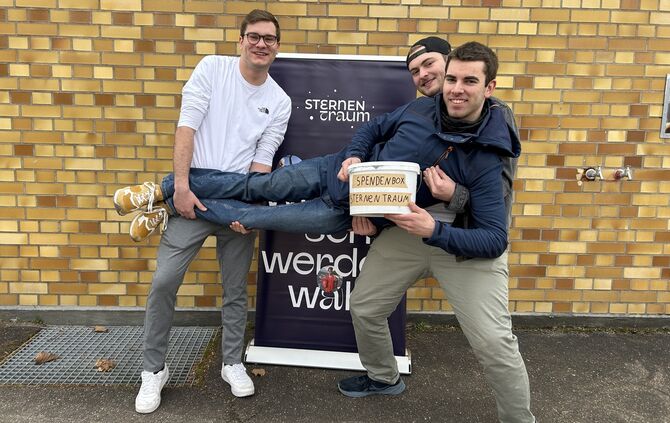 Geburtstagsspende vier Freunde