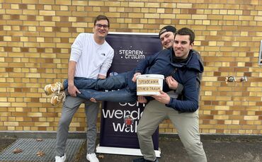 Geburtstagsspende vier Freunde