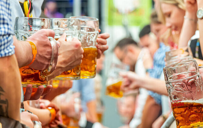 Das 176. Cannstatter Volksfest im vergangenen Jahr auf dem Wasen