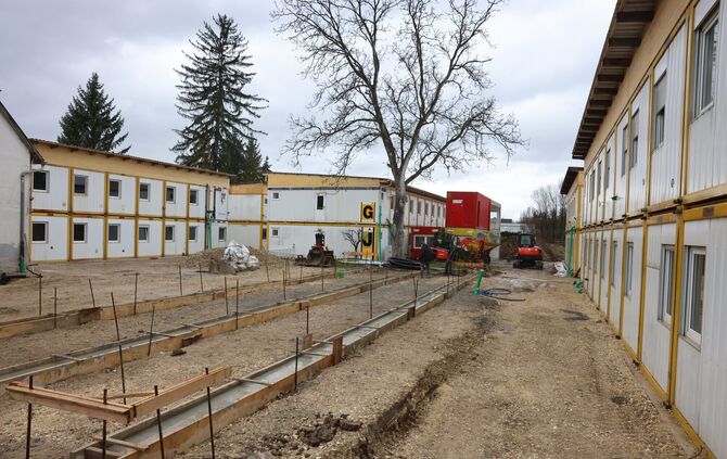 Flüchtlingscontainer Hammerschlag