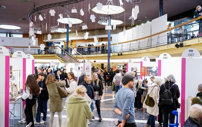 Die Messe "Blickfang" 2023 in Stuttgart.