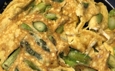 Spargel-Omlett
