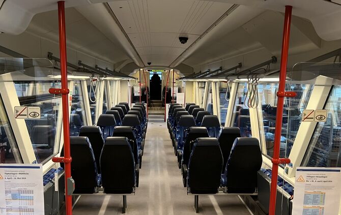 Die neuen Züge der Wieslauftalbahn