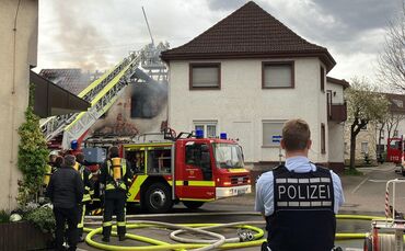 Feuerwehreinsatz in Urbach, Haubersbronner Straße im April 2024