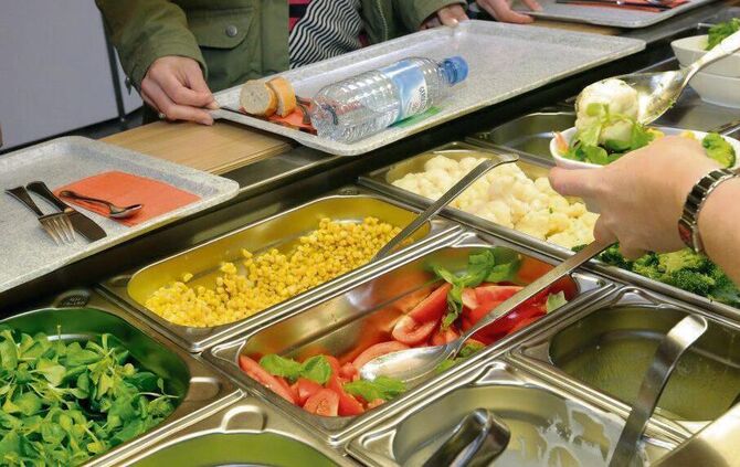 Korb Remstalhalle Mensa der Keplerschule