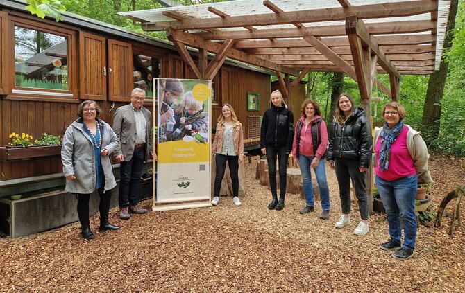 Urbacher Waldkindergarten unterzeichnet eine Kooperationsvereinbarung mit dem Naturpark Schwäbisch-Fränkischer Wald