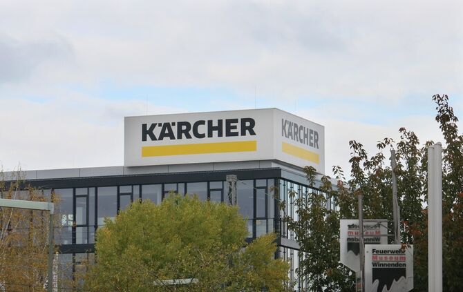 kärcher firmenlogo winnenden logo symbol symbolbild symbolfoto