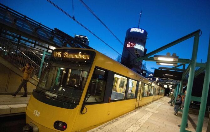 Eine Stadtbahn der VVS