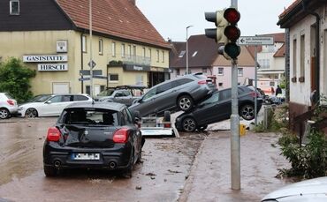 Überschwemmung Miedelsbach