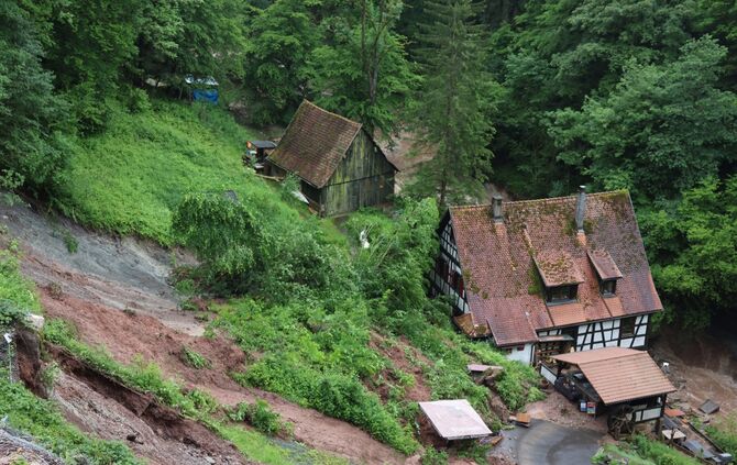 Klingenmühle Hochwasser