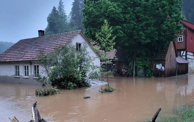 Hochwasser Menzlesmühle