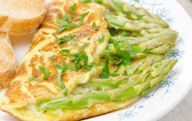 Spargel-Pfannkuchen