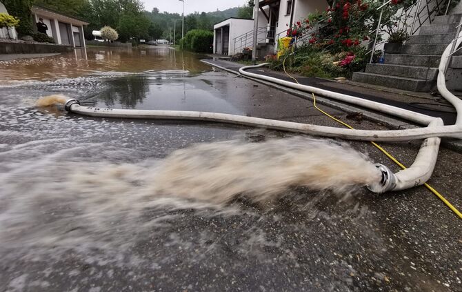 Birkmannsweiler Hochwasser