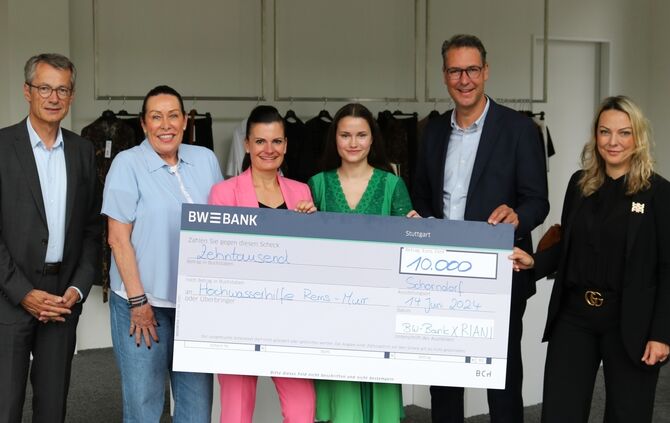 Spende für Hochwasseropfer