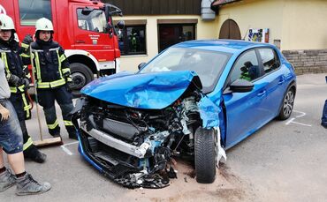 In der Heilbronner Straße in Schlechtbach hat sich am Montagnachmittag (17.06.) ein Unfall ereignet.
