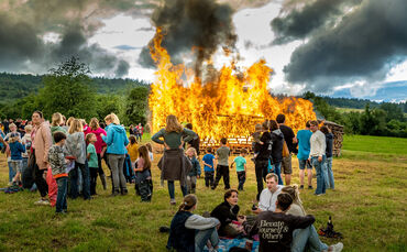 Sonnwendfeuer Spielplatz Reichenbach, Berglen, 22.06.2024.