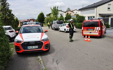 Korb Feuer Brand Feuerwehr