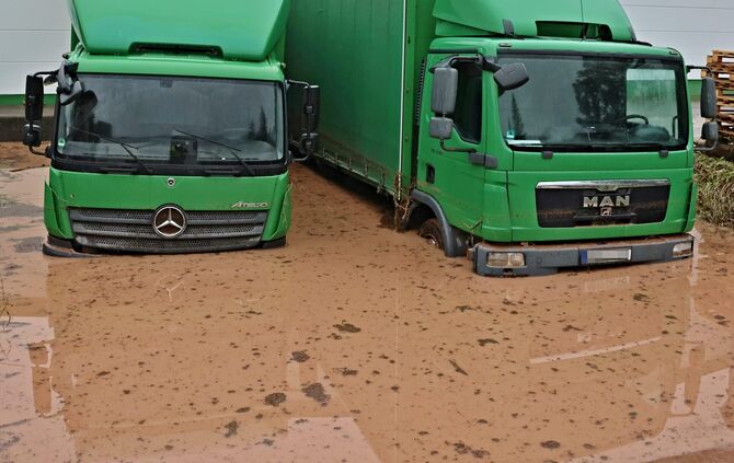 Hochwasser Industrie