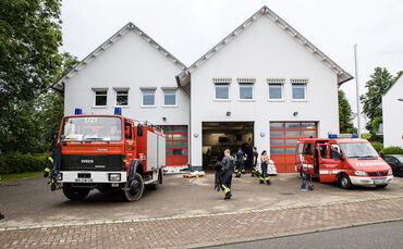 Unwetter mit Starkregen: Überflutungen und Hochwasserlage, Burgstetten, Backnang, Leutenbach, 26.06.2024.