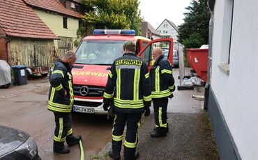 Starkregen in Haubersbronn