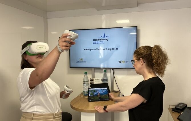 Digital Health Truck auf dem Digitaltag in Schorndorf