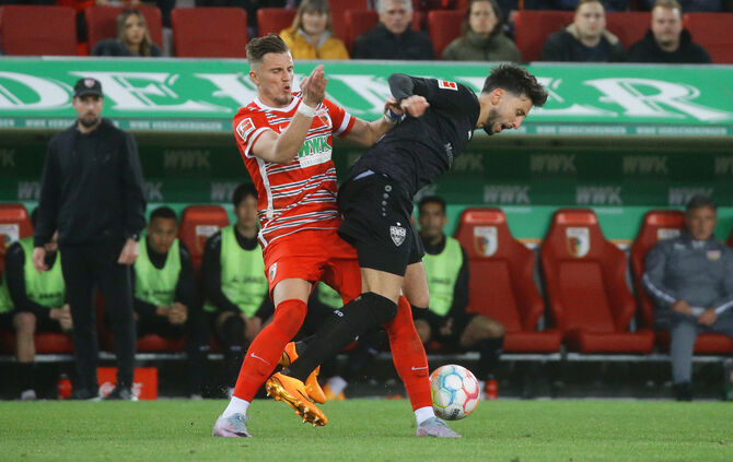 Fußball FC Augsburg vs. VfB Stuttgart