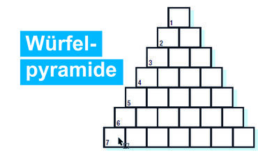 Würfelpyramide