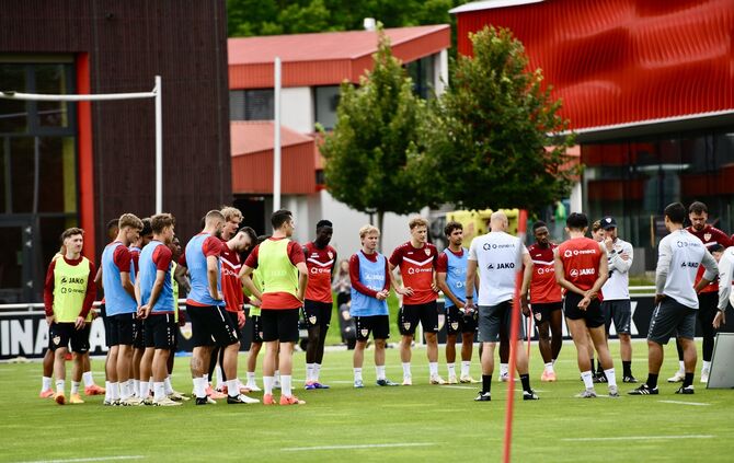 Training beim VfB Stuttgart, Symbolbild, Symbol, VfB-Symbolbild