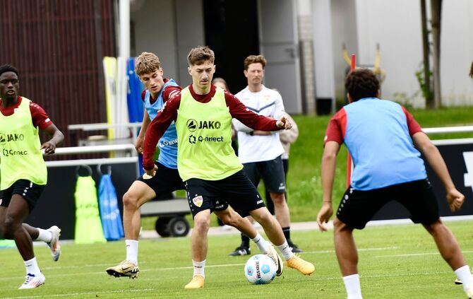 VfB-Mittelfedspieler Angelo Stiller