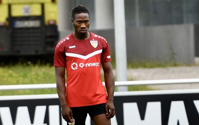 VfB-Stürmer Mohamed Sankoh