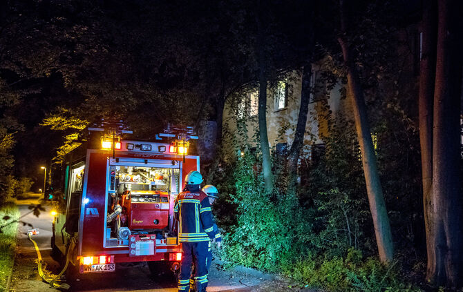Brand in Flüchtlingsunterkunft Brucknerstr., Korb, 05.07.2024.