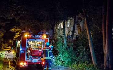 Brand in Flüchtlingsunterkunft Brucknerstr., Korb, 05.07.2024.